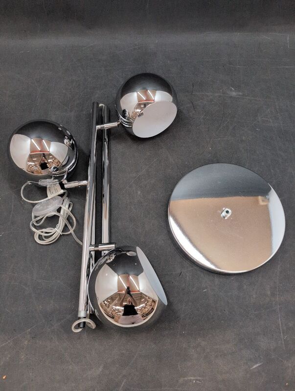 KARE Stehleuchte Calotta 3-flammig Lampe Leuchte chrom drehbar 151cm Metall - 4025621698418