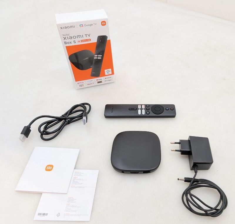 Xiaomi TV Box S Streaming Box 4K HDR Bluetooth 5.2 32GB WLAN 2.4GHz HDMI schwarz - 6941948704916