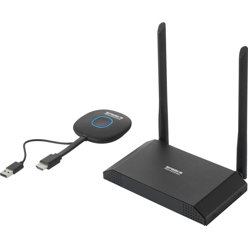 SpeaKa Professional SP-VShare Drahtloses 4K UHD 4fach Multi SIEHE TEXT/FOTO - 4064161161389