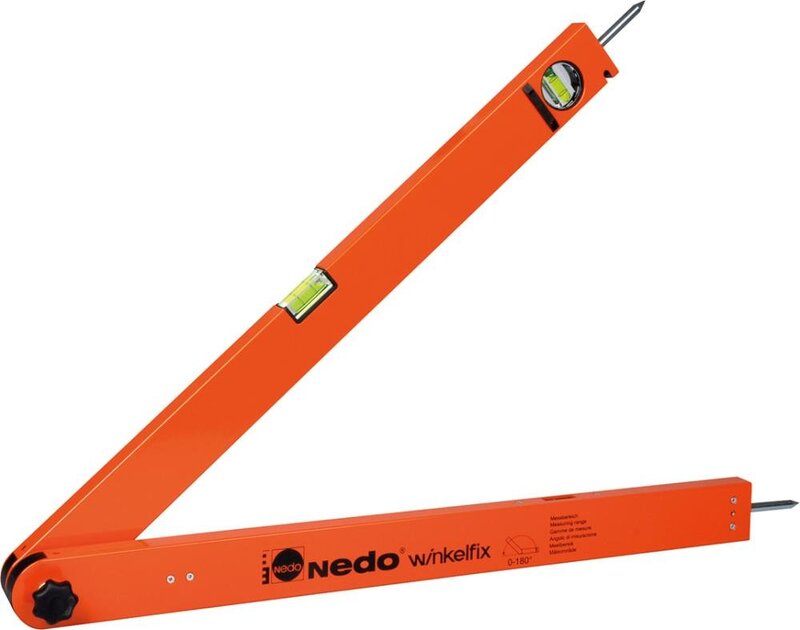 Nedo Winkelmessgerät Winkelfix maxi 600mm Winkelmesser Baustellenarbeiten - 4016054005096