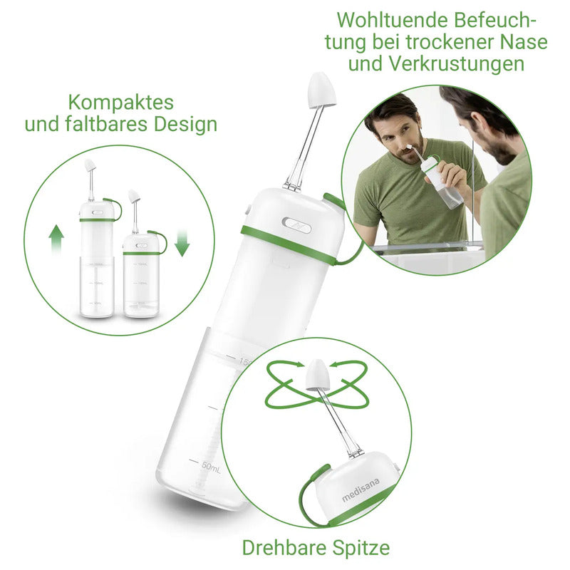 Medisana Nasendusche Nasenspülung Nasendusche zur Nasenhygiene UKCA geprüft - 4015588545955