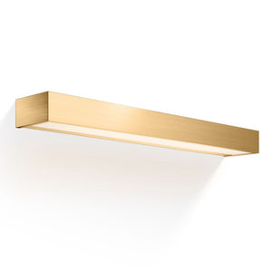 B-Ware Decor Walther Wandlampe Wandleuchte LED Box gold matt Messing Acryl 60cm