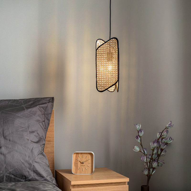 Lucande Hängelampe Hängeleuchte Bassiola LED Pendelleuchte dimmbar schwarz - 4251911756883
