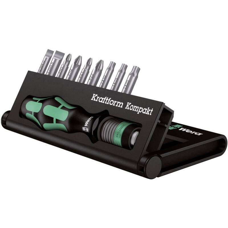 Wera Bit-Set Kraftform Kompakt 10 05056653001 10-teilig Schlitz Kreuzschlitz - 4013288041647