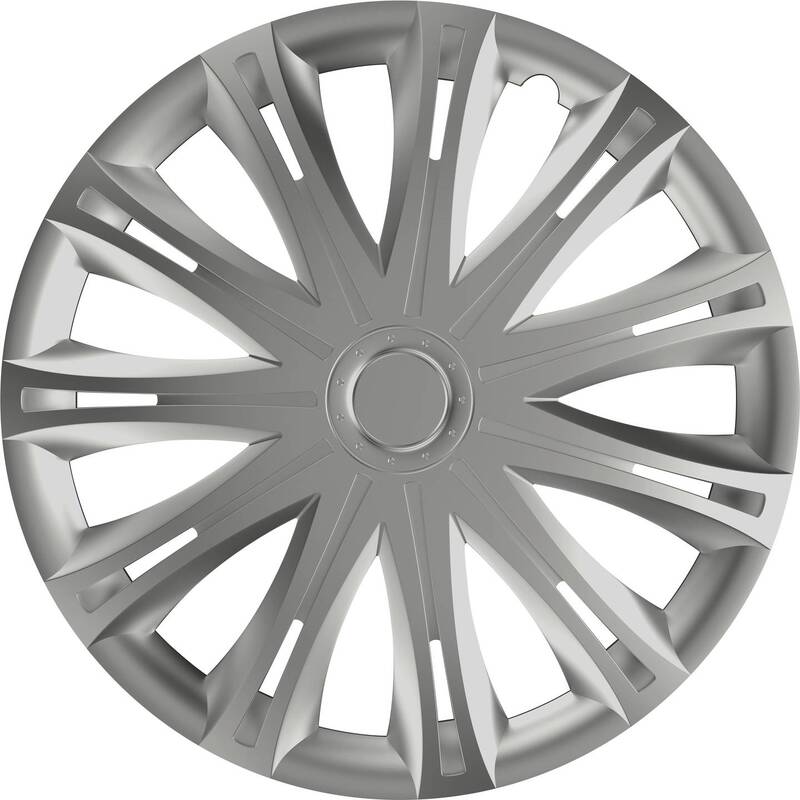 HP Autozubehör Radkappe R16 Silber Design Spark 4 Stück Felgenschutz Autozubehör - 4007928834164