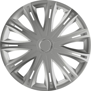 B-Ware HP Autozubehör Radkappe R16 Silber Design Spark 4 Stück Felgenschutz Autozubehör