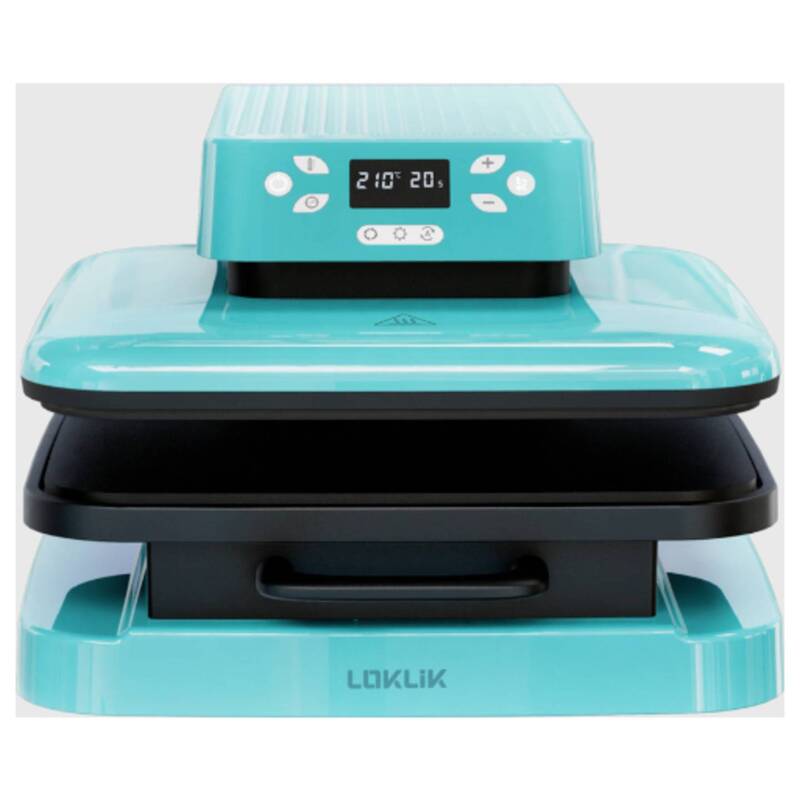 Loklik Auto Heat Press Transferpresse Türkis 500x400mm 160-210°C Automatik - 6976230000377