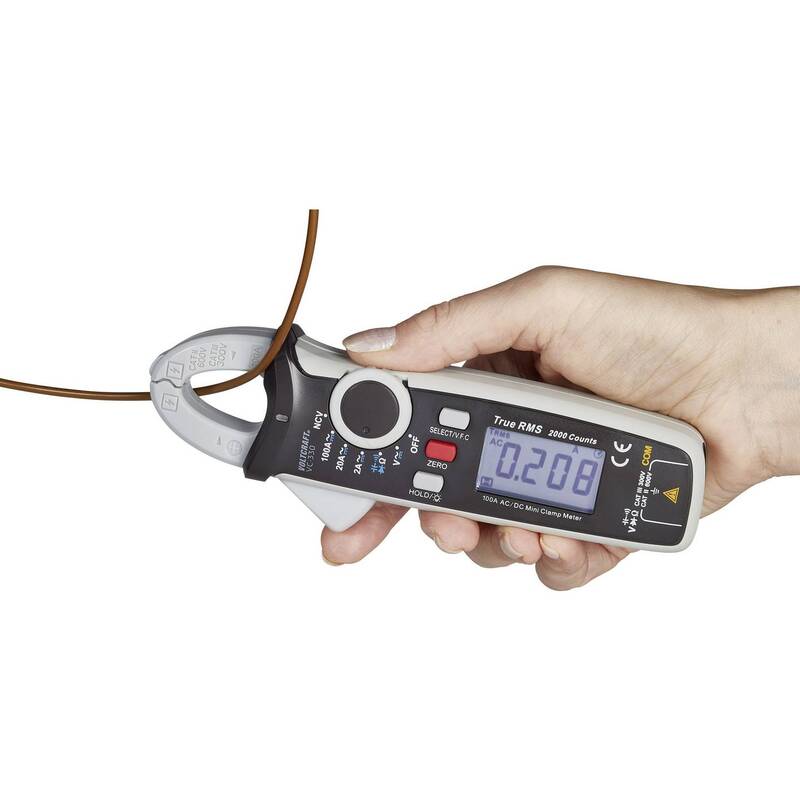 Voltcraft VC-330 Stromzange Multimeter Spannungsmesser digital CAT II CAT III - 4016138958751