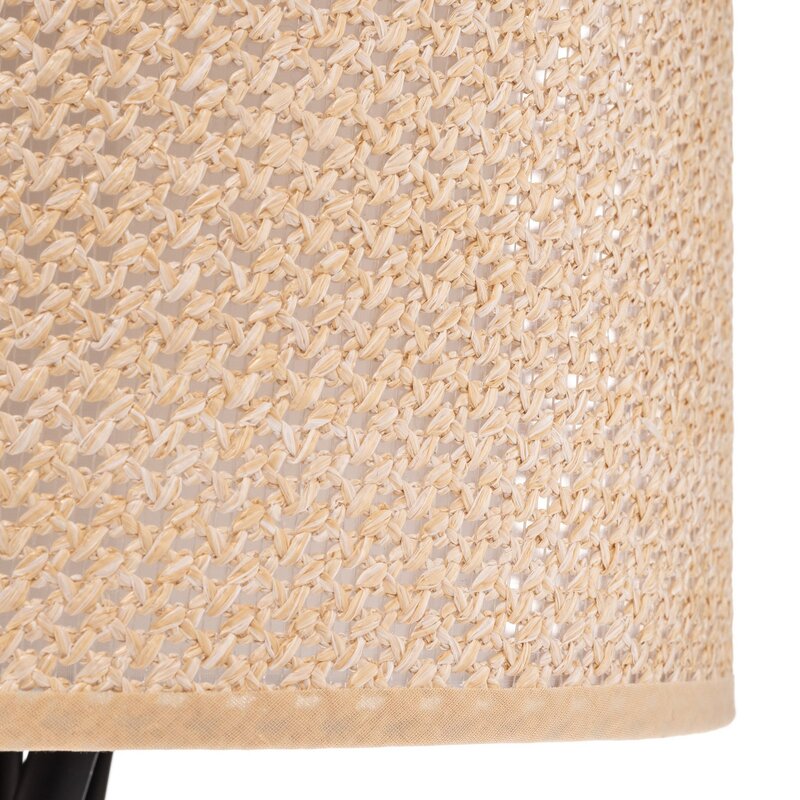 Lindby Tischleuchte Soula Tischlampe Tischlicht Ø 26 cm beige Kunststoff  E27 - 4251911765533