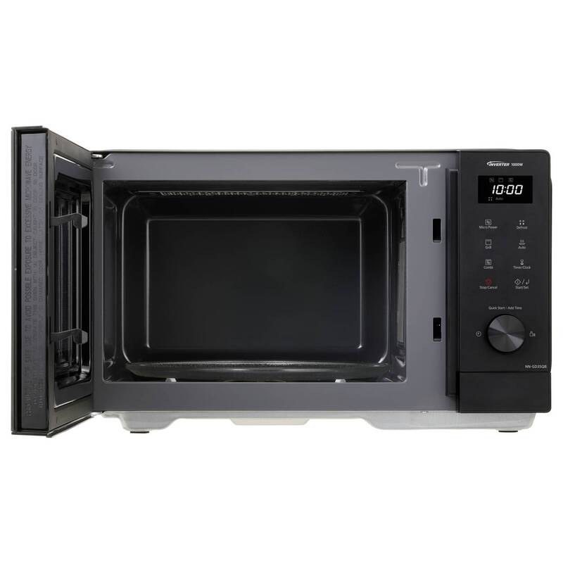 Panasonic NN-GD35QBEPG Mikrowelle Backofen Inverter Grillfunktion Schwarz - 5025232969739