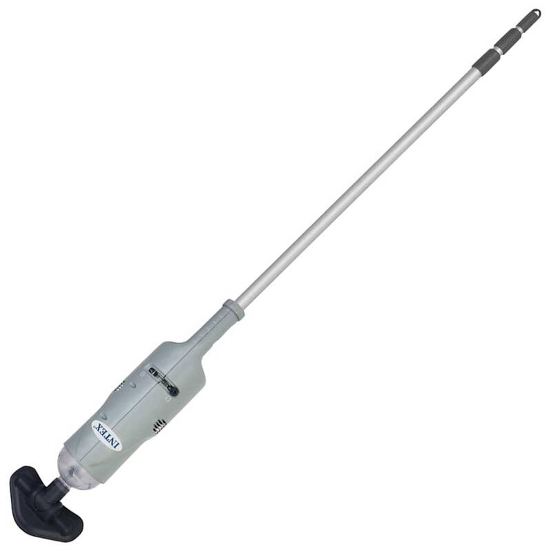 Intex Pool-Sauger Akku Whirlpool-Sauger mit automatischer Abschaltung grau 239cm - 6941057419367