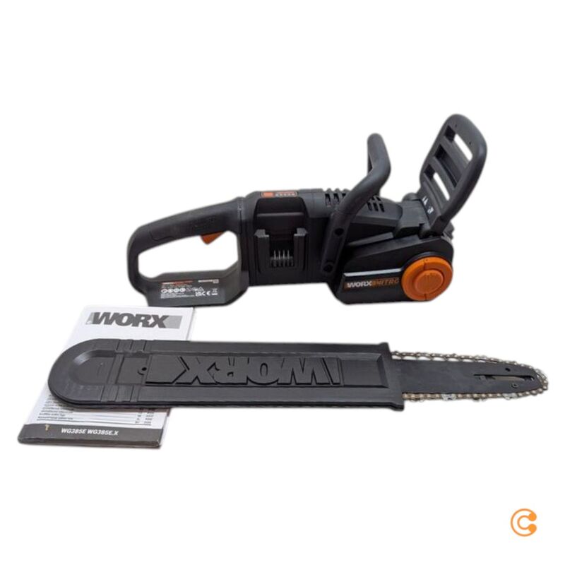 Worx Akku-Kettensäge Nitro 40V WG385E.9 mit Brushless Motor 40cm ohne Akku Säge - 6924328394532