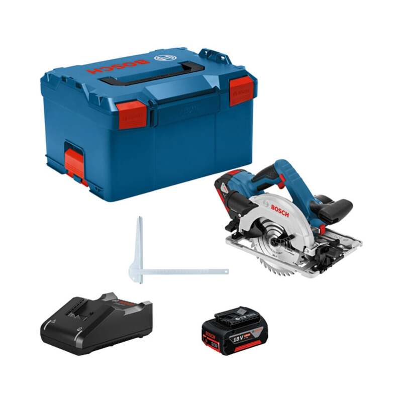 Bosch Akku-Kreissäge GKS 18V-57 G Säge Handkreissäge 2x4,0Ah Li-Ion Akku L-BOXX - 3165140979979