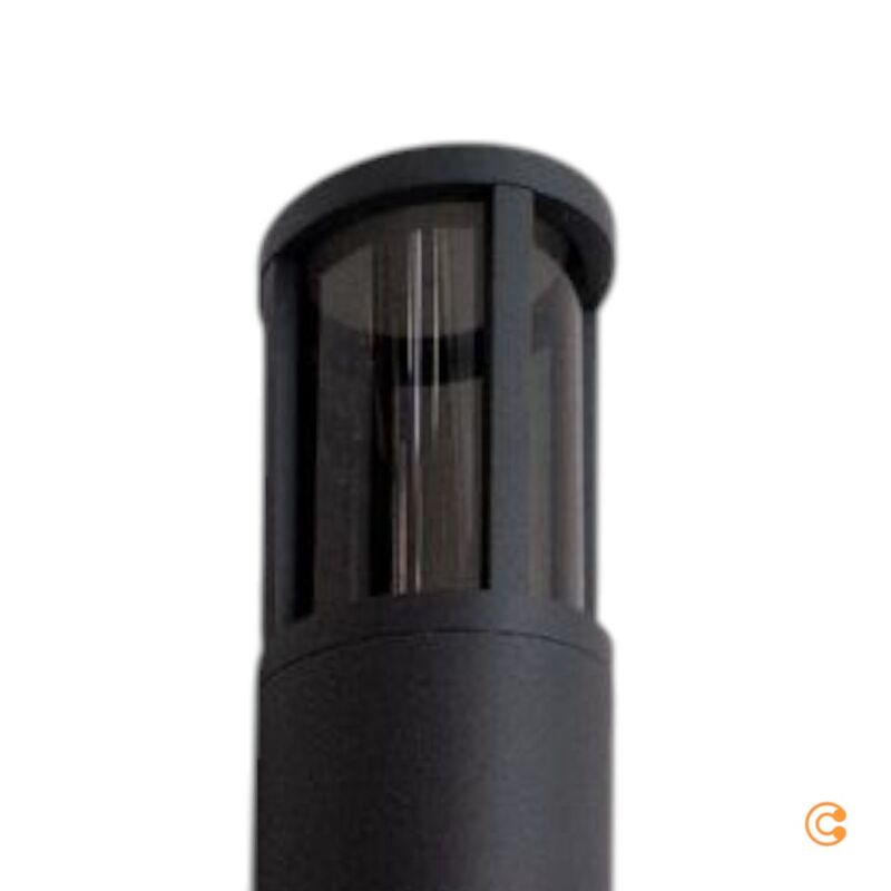 Deko-Light Wegeleuchte Facado II Gartenleuchte LED dimmbar grau/rauch Ø11cm IP65 - 4042943179036