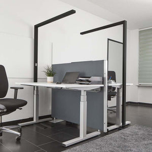 B-Ware Arcchio LED-Büro-Stehlampe Jolinda schwarz 4000K mit Sensor und Touchdimmer