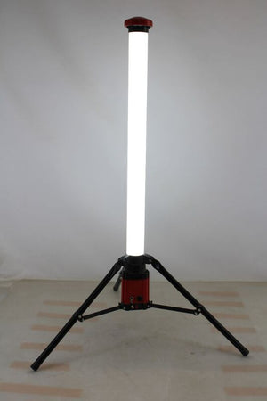 STIER Akku-Baustrahler 360° 3500 Lumen LED Baustrahler mit Stativ 120 cm 36 W