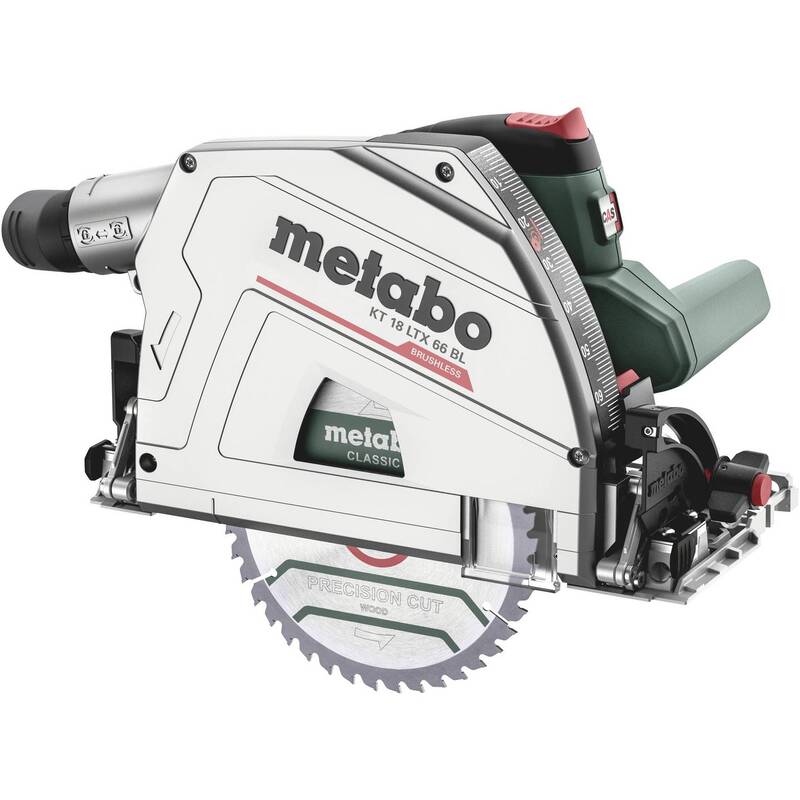 Metabo Akku-Handkreissäge KT 18 LTX 66 BL 18V Säge 66mm Schnitttiefe ohne Akku - 4061792187498