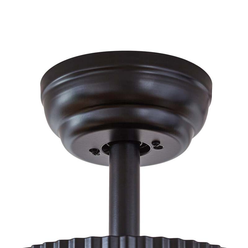 Lucande Deckenventilator Silvaris Ø132cm Holzoptik DC leise mit Fernbedienung - 4255830910777