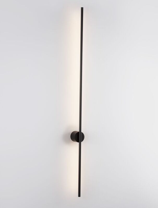 Nova Luce Wandleuchte Wandlampe LED ADEN Schwarz Warmweiß Wohnzimmer 120 cm 20 W - 5212017431523