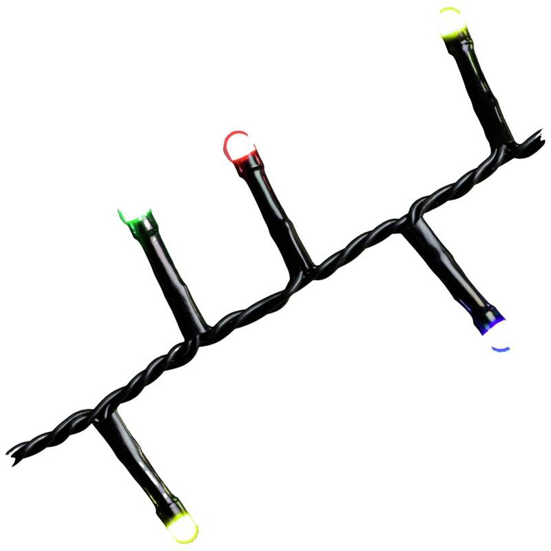 Konstsmide Lichterkette Lichtergirlande LED Außen Mehrfarbig 1500 Micro 32.98m - 7318303871535