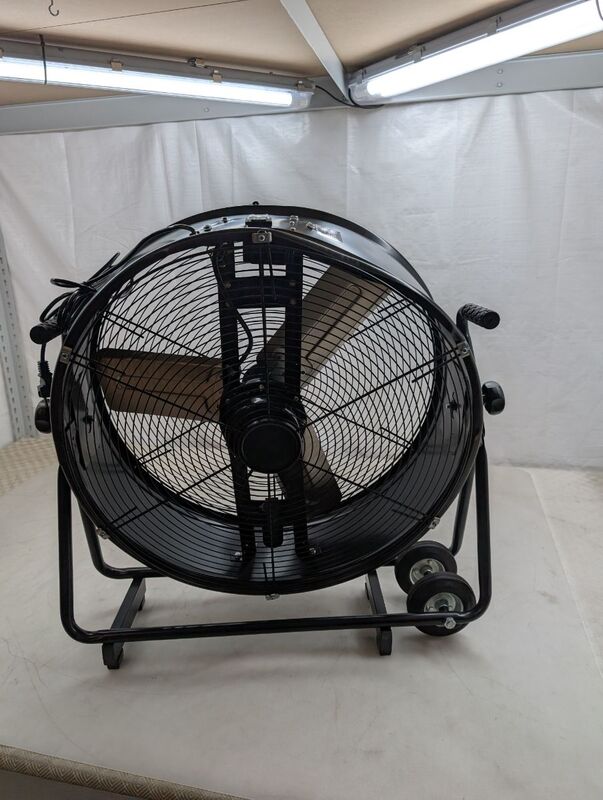 STIER Trommelventilator fahrbar 330W Ø600mm leistungsstarker Ventilator mobil - 4251709618126