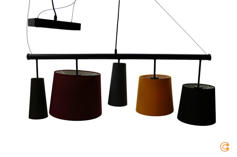 KARE Parecchi Colore Hängeleuchte Pendellampe Deckenlampe 5-flg SIEHE TEXT/FOTO - 4025621357773