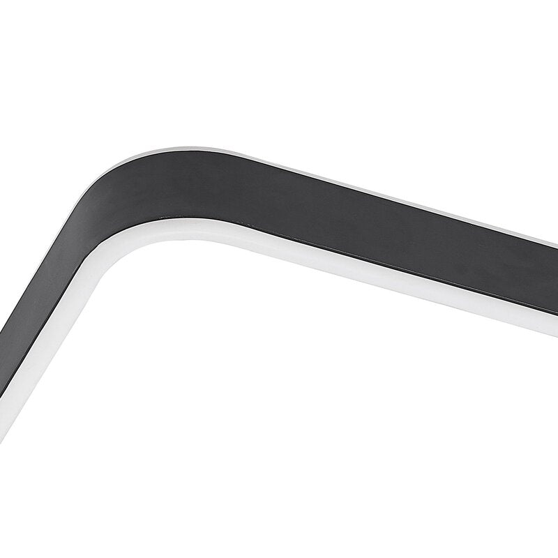 Lucande Deckenlampe Deckenleuchte LED Lampe Licht schwarz Kadira Aluminium 80 cm - 4251911710526