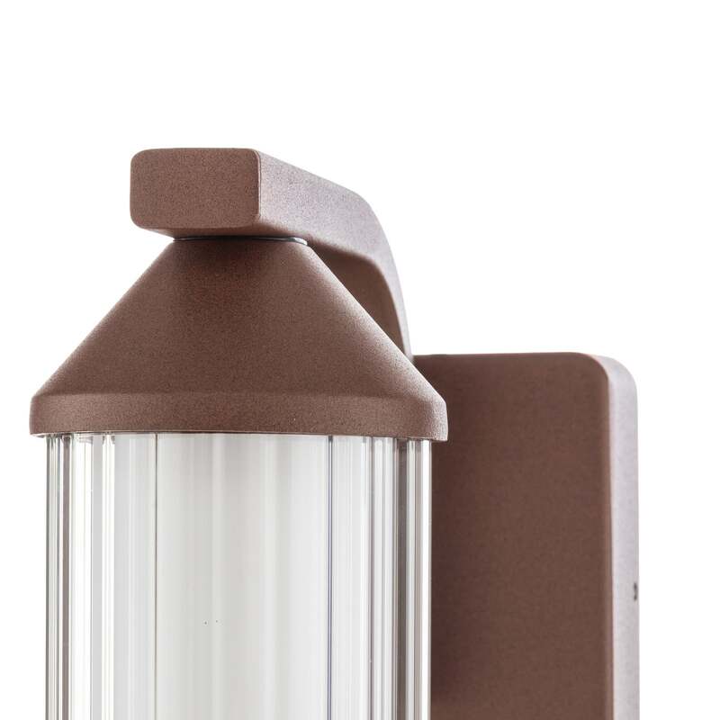 Lindby Außenwandleuchte Neravio LED Gartenleuchte rost 26cm IP54 warmweiß 1450lm - 4255830909221