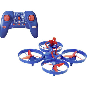 D-Ware Dickie RC Drohne Spider-Man Quadrocopter Spielzeug ferngesteuert 2,4GHz rot blau