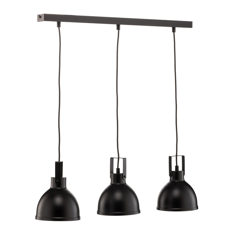 Euluna Hängeleuchte Trial LED Pendelleuchte dimmbar schwarz gold 3-flammig 60cm - 5907554418235