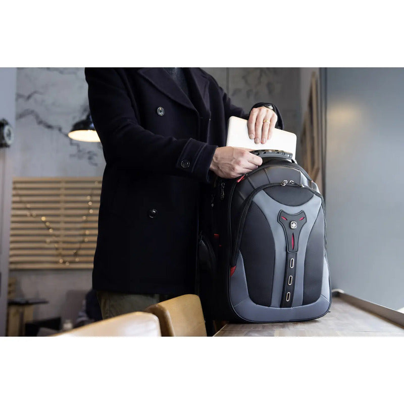 Wenger Notebook Rucksack Pegasus Grau Multifunktionsrucksack 17,3 Zoll Tasche - 7613329007976