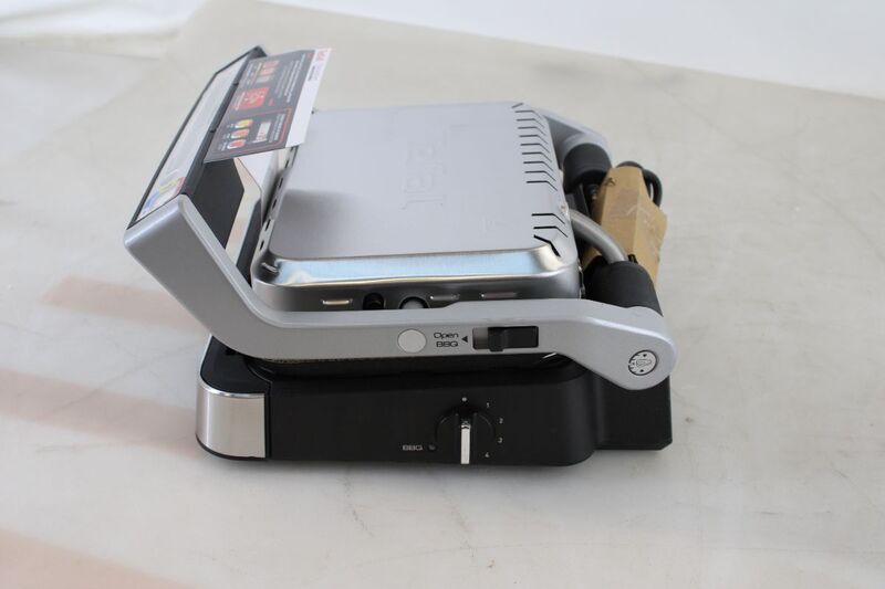 Tefal Kontaktgrill OptiGrill 4in1 Grillgerät BBQ mit 9 Programmen und - 3168437249625