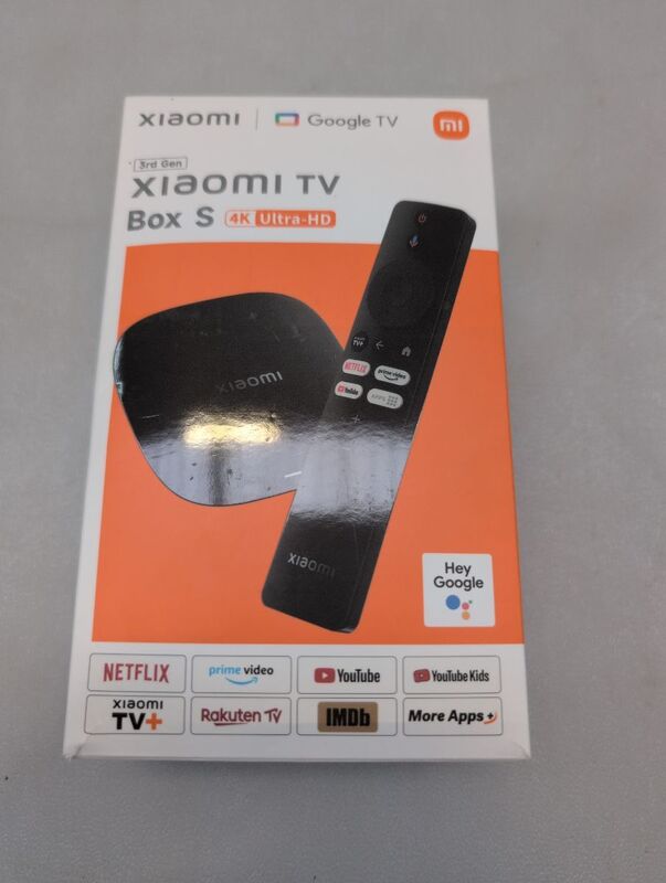 Xiaomi TV Box S Streaming Box 4K HDR Bluetooth 5.2 32GB WLAN 2.4GHz HDMI schwarz - 6941948704916