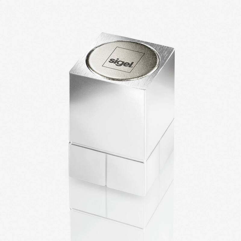 Sigel Magnet Würfel Neodym Magnet C30 Ultra-Strong Alu 20x30x20mm Silber 2 Stück - 4004360794254