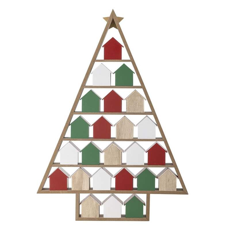 Bloomingville Adventskalender Kalender Calvin Holz Weihnachten SIEHE TEXT/FOTO - 5711173345878