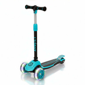 B-Ware Kinderroller Lumox Roller für Kleinkinder ab 3 Jahren mit LED-Leuchträdern blau