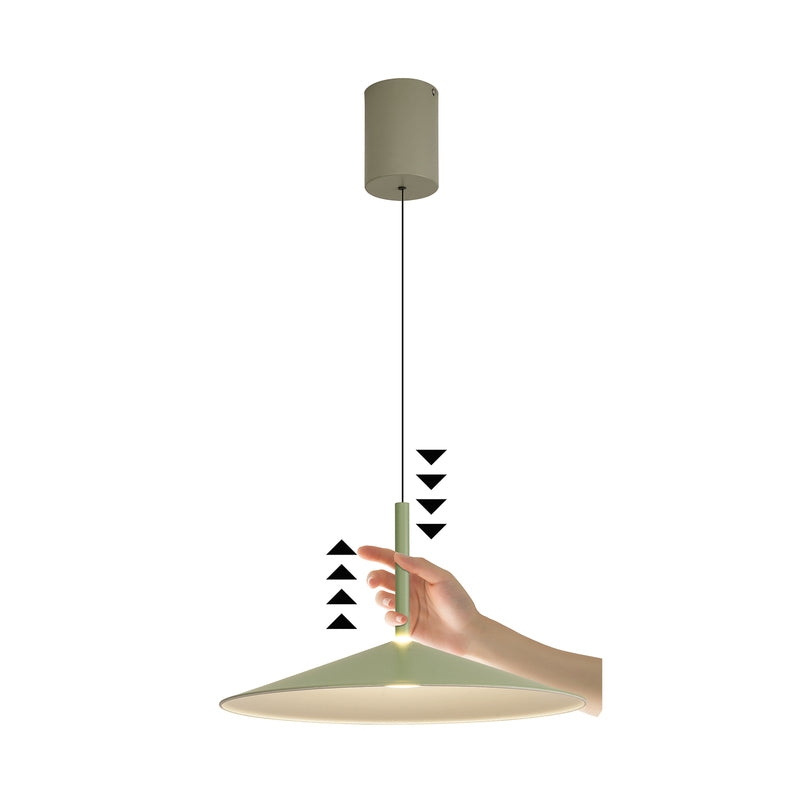 Mantra Iluminación Hängeleuchte Calice LED Pendelleuchte Lampe grün Licht - 8435153278983
