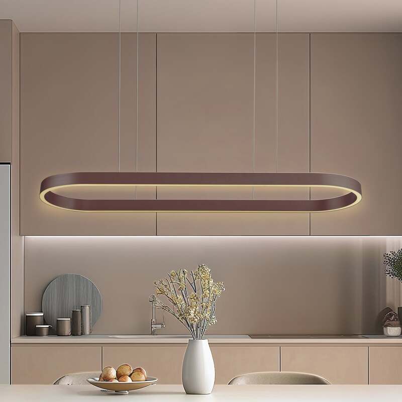 Lucande Pendelleuchte Hängeleuchte LED Smart Kaffee Tuya Fernbedienung CCT - 4251911778311