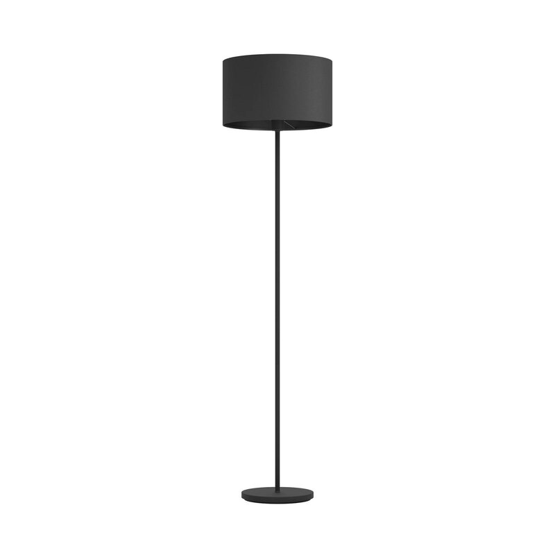 Eglo Stehleuchte Stehlampe Maserlo Standleuchte Höhe 151 cm Stoff/Stahl schwarz - 9002759990466