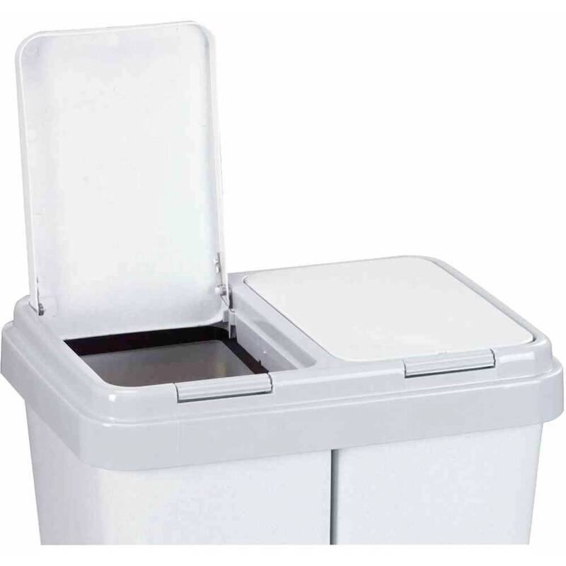 Alpfa Mülleimer Abfallbehälter 25l Kunststoff farbig sortiert 36x45x47cm 1 Stück - 4018833007765
