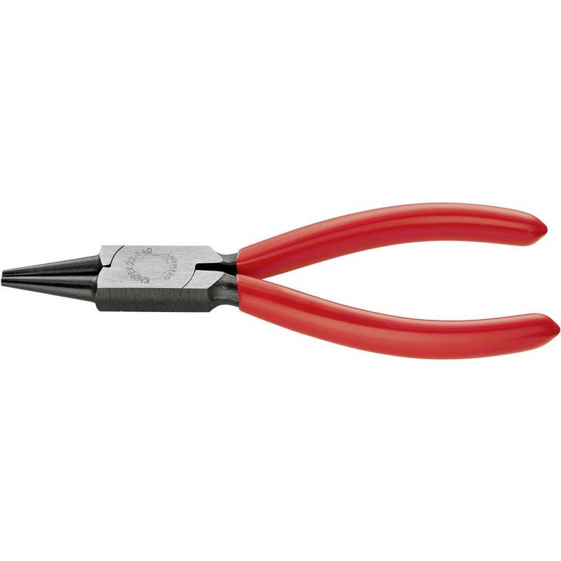 Knipex Rundzange Zange 140mm schwarz Kunststoffüberzogen poliert Elektrotechnik - 4003773022800