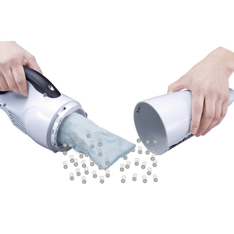 Makita Akku-Handstaubsauger DCL181FZW Sauger 18V beutellos kabellos 0,65l 1630g - 88381843324