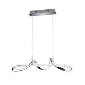 B-Ware Reality Leuchten Hängeleuchte Pendelleuchte LED Deckenleuchte chrom Dimmer