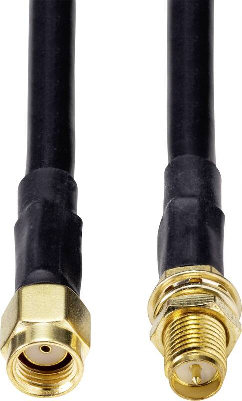 SpeaKa Professional Antennen Verlängerungskabel Verlängerung Kabel 10 m Schwarz - 4064161157498