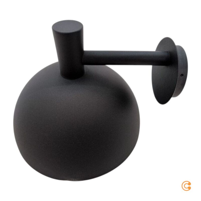 Außenwandleuchte Arki schwarz LED Gartenlampe Wandleuchte dimmbar IP54 Ø35cm - 5704924004667