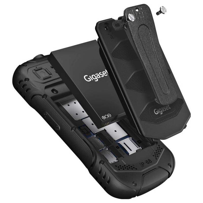 Gigaset Outdoor-Handy GLX 8 ACTIVE IP68 Mobiltelefon schwarz Dual-SIM 2500mAh - 4255781905822