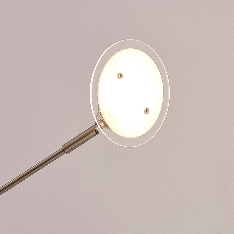 Lindby Stehlampe Anea LED Lampe Leuchte 3-flammig nickel matt 168 cm Höhe 3000 K - 4251096543186