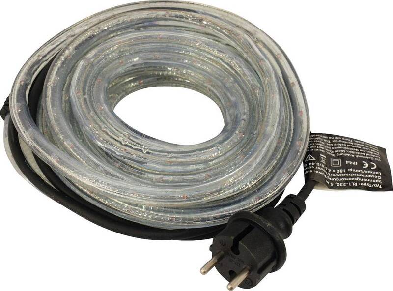 Eurolite Lichtschlauch 5m Lichterkette Transparent Licht Schlauch 4 STÜCK - 4026397146165