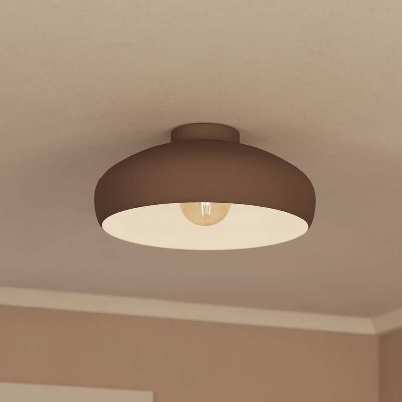 EGLO Deckenleuchte Designer Leuchte Mogano LED Lampe dimmbar dunkelbraun Ø40cm - 9008606235315