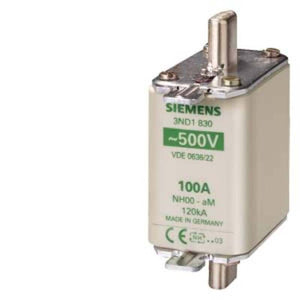 B-Ware Siemens Sicherungseinsatz Schmelzsicherung Nh00 125 A Nh Sicherung 3 Stück